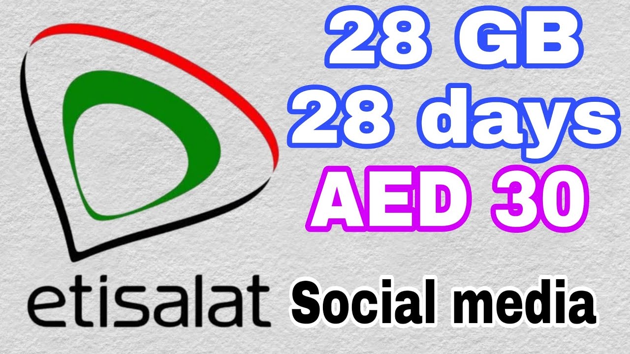 how to get 28 GB Etisalat social data packages monthly)Etisalat data offer 2022