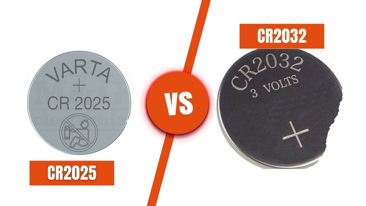 Батареи CR2025 и CR2032: в чем отличия?