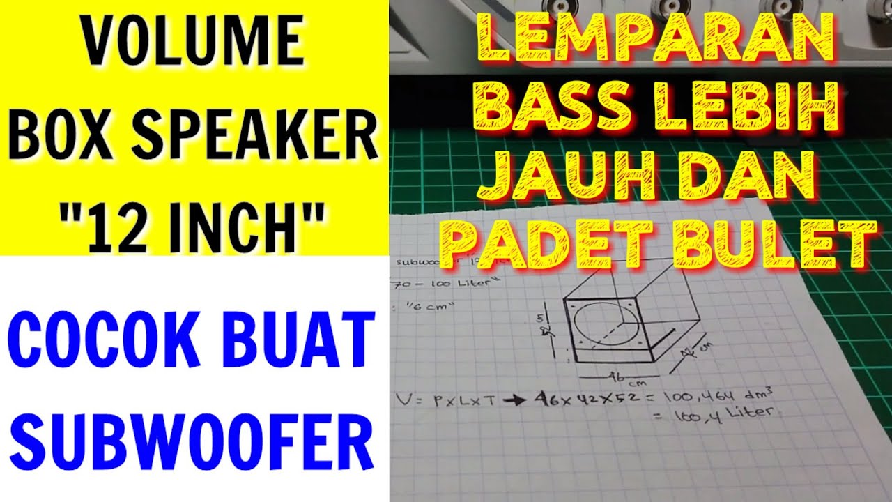 Volume Box Speaker 12 Inch