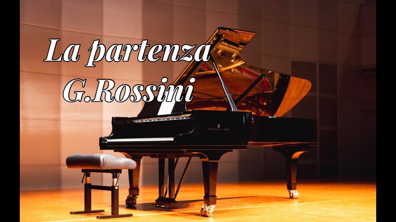 『旅立ち』ロッシーニ　田中絵里加、”La partenza” Rossini