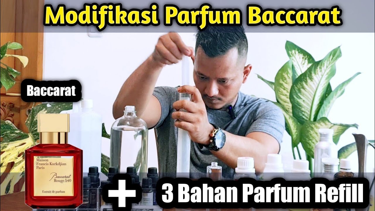 mixing parfum Baccarat dengan bibit parfum refill