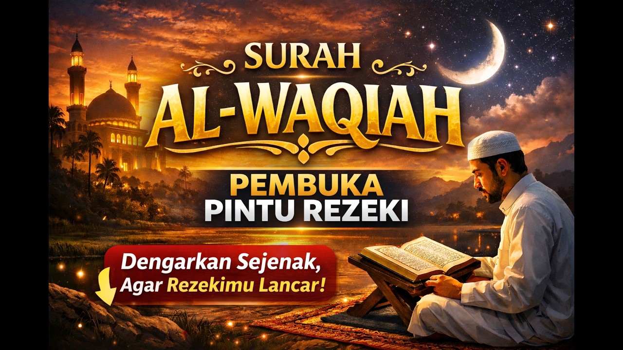 Surat Al-Waqiah Full | Murottal Merdu Penenang Hati & Pembuka Rezeki