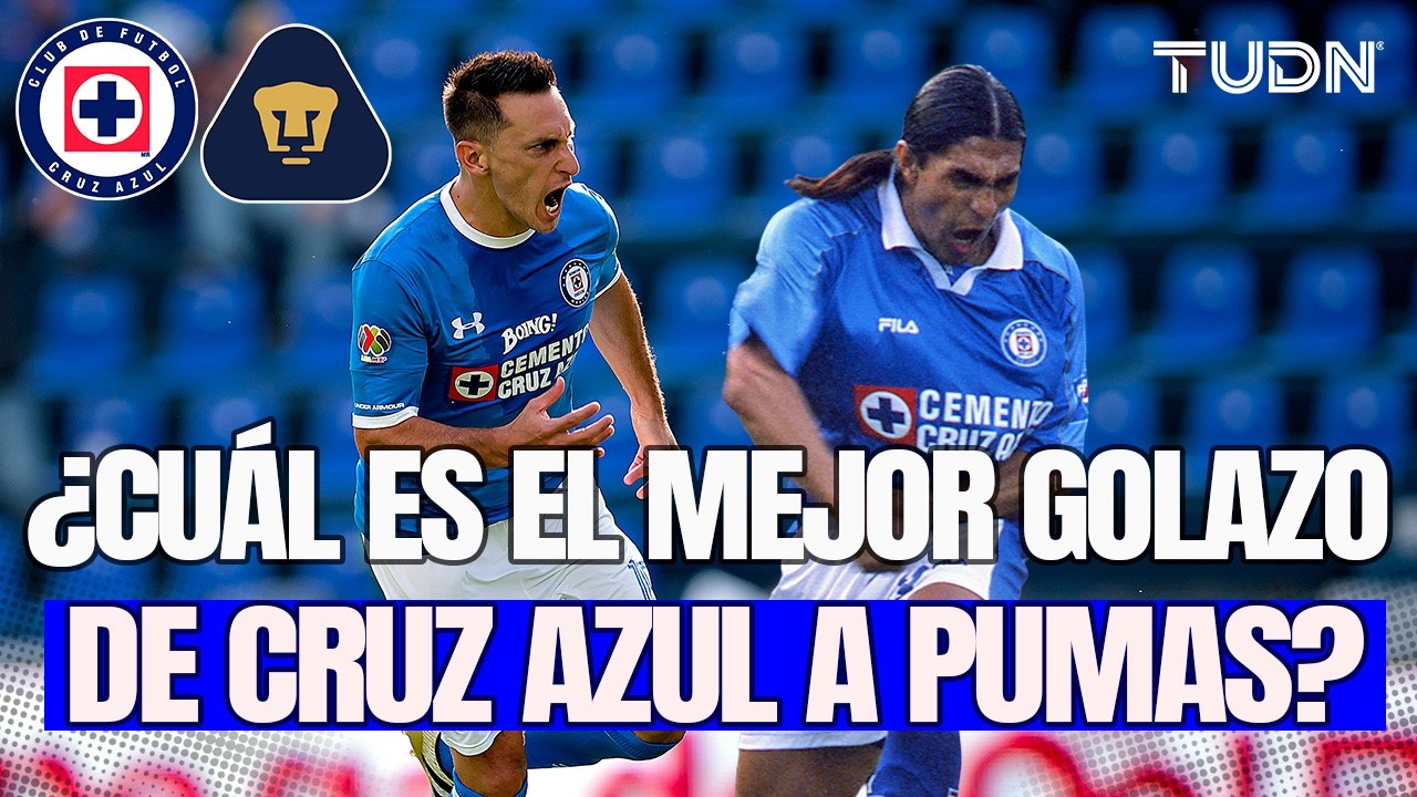 ¡OBRAS DE ARTE! Golazos de Cruz Azul a Pumas que Marcaron Historia 🔥⚽ I TUDN