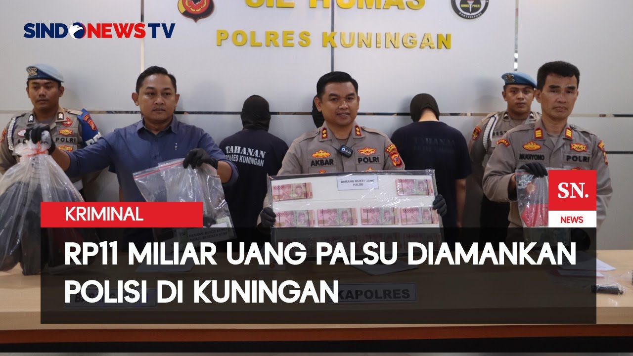 Empat Pengedar Uang Palsu Ditangkap di Kuningan | Sindo Malam 25/05