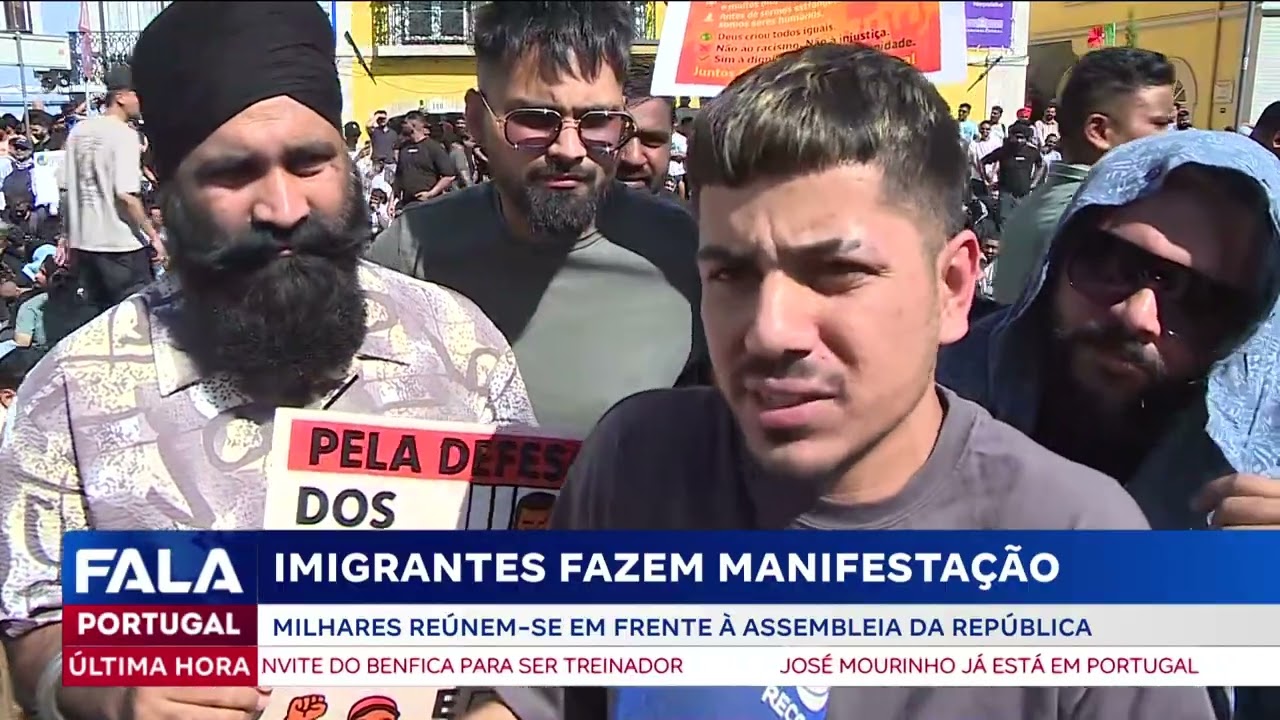 Milhares de imigrantes fazem manifesta&ccedil;&atilde;o em Lisboa