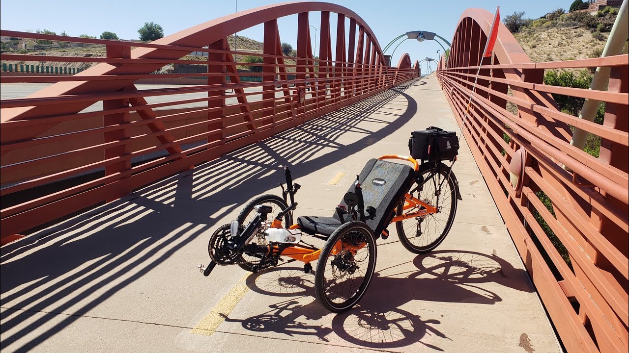 Catrike 559 on the Bosque Trail