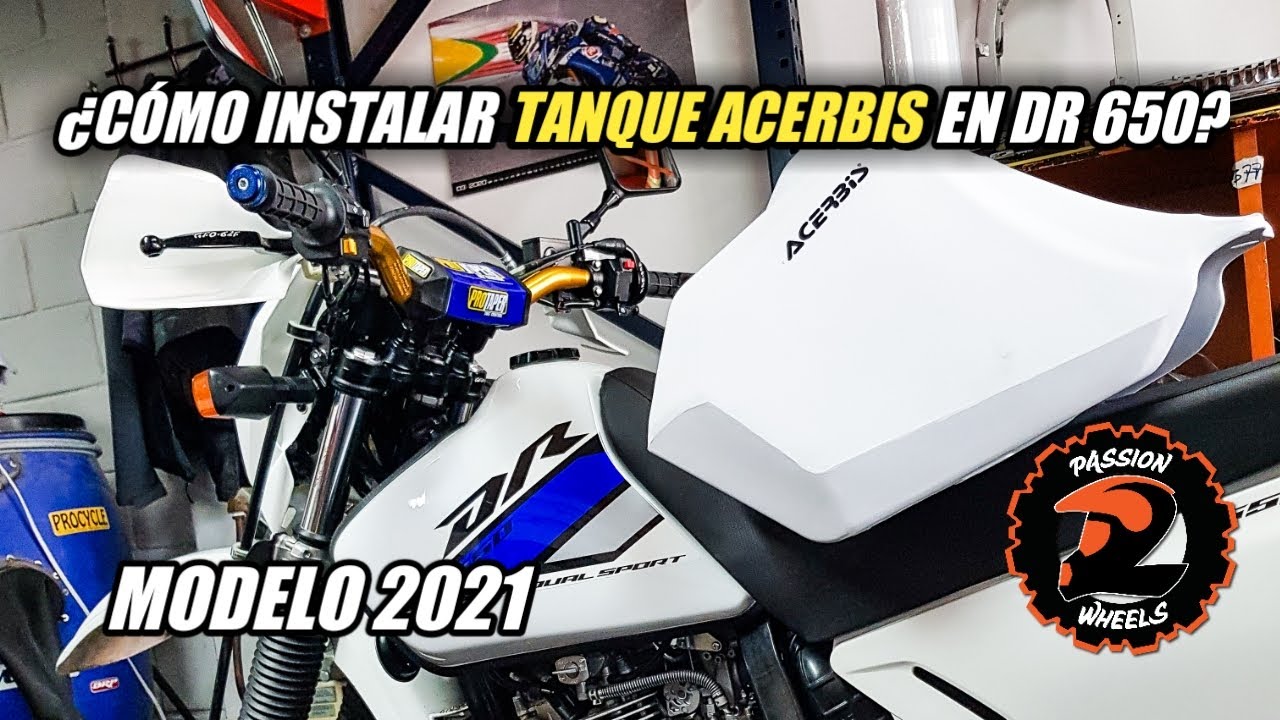 ¿ COMO INSTALAR TANQUE ACERBIS EN DR 650 2021 ?