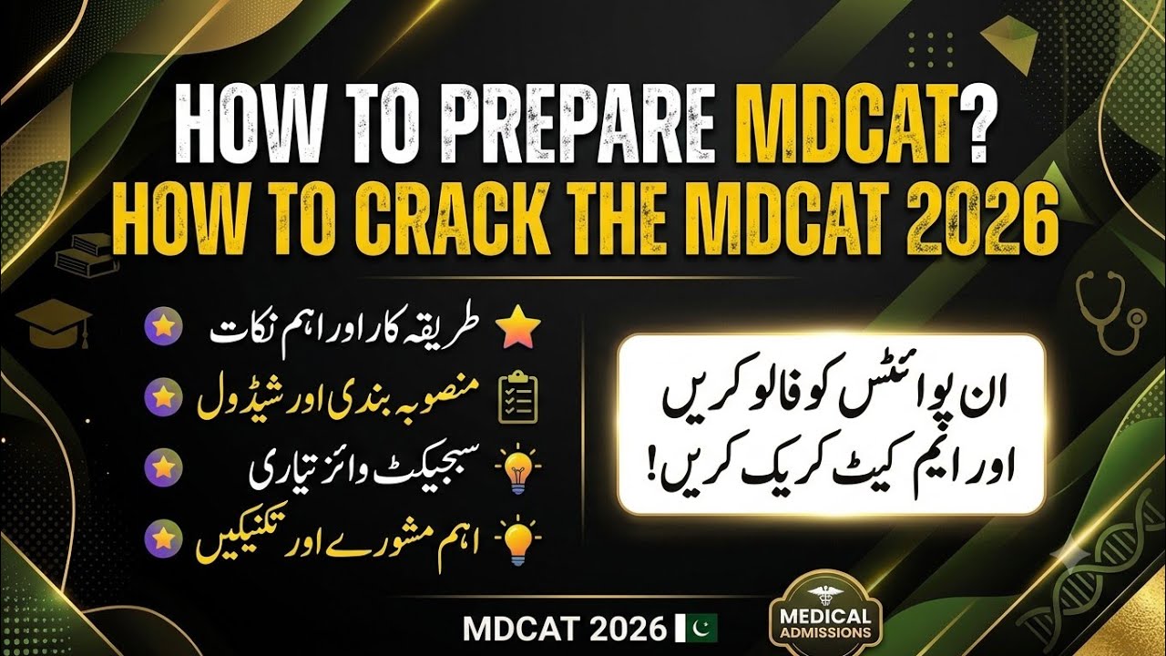 How to Prepare for MDCAT