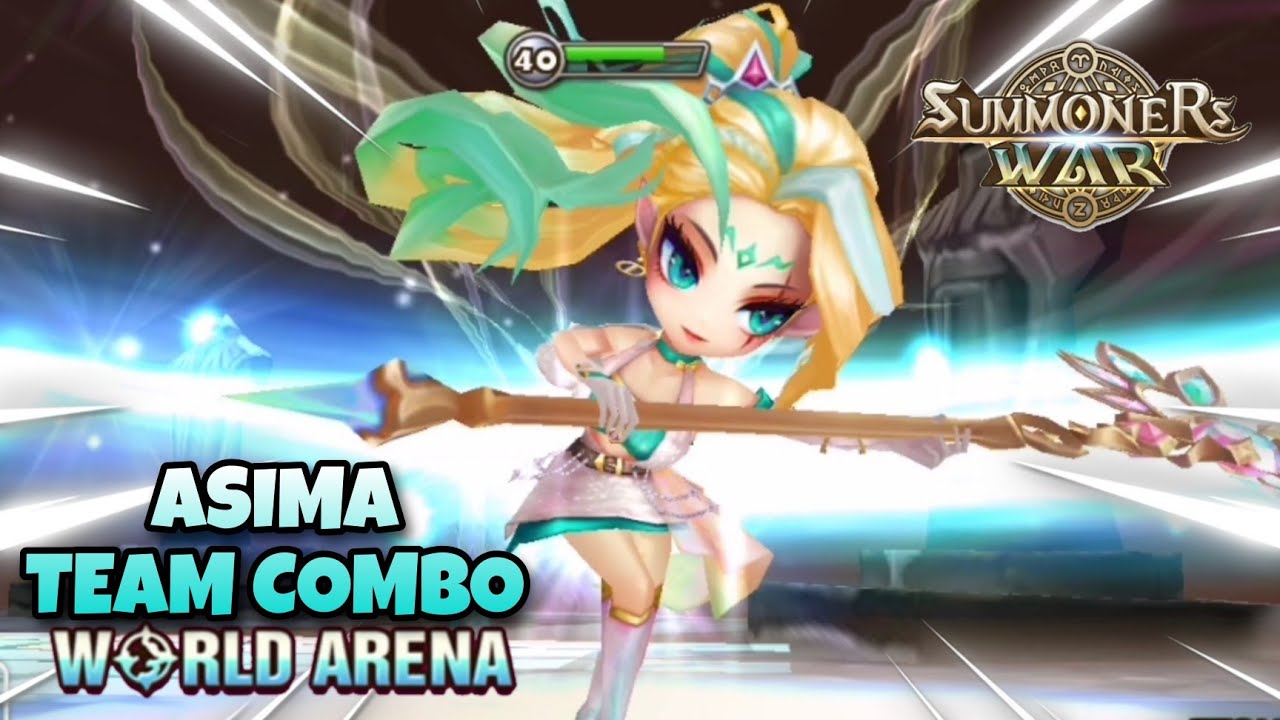 Asima Team Combo in World Arena Ep. 5 - Summoners War