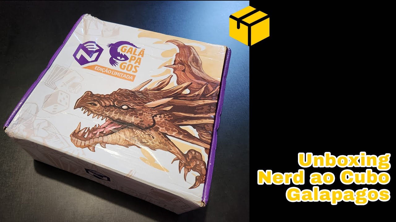 Unboxing Nerd ao Cubo Galapagos -  Bora Unbox #24