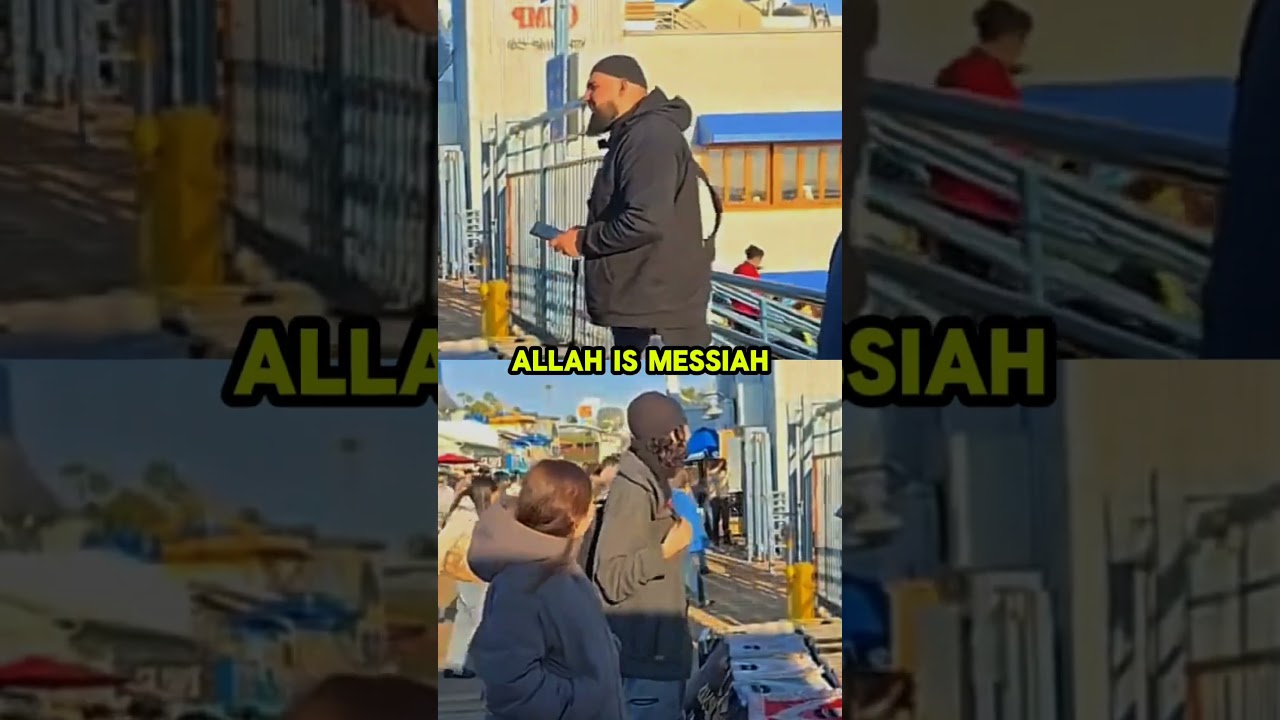 😱✝️ Wahab łapie faceta | facet z plaży dawah. #dawah #islam #debatareligijna #wiara #chrześcijańs...