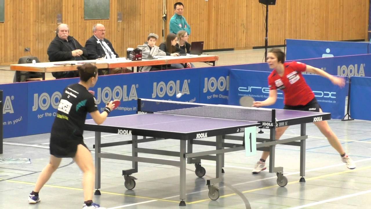 TT Damen Bundesliga: Nadine Bollmeier vs. Shan Xiaona