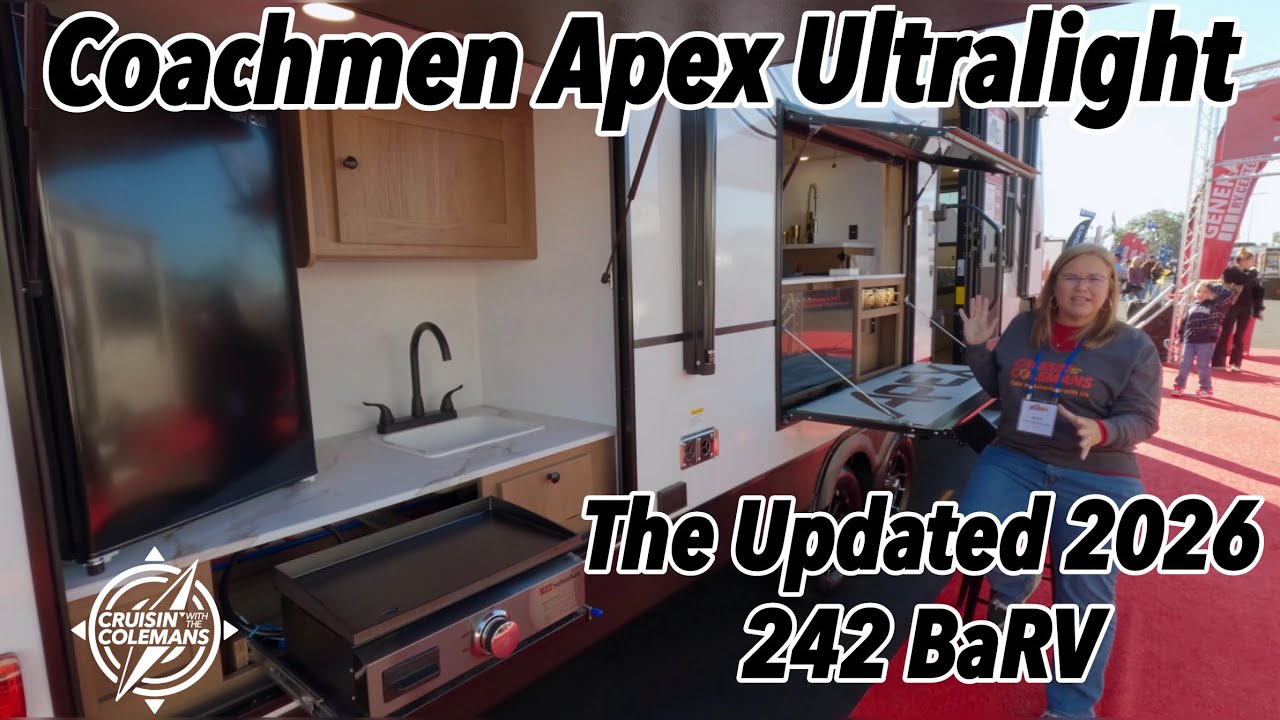 Coachmen Apex Ultralight 242BaRV 2026 Model Tour and Highlights