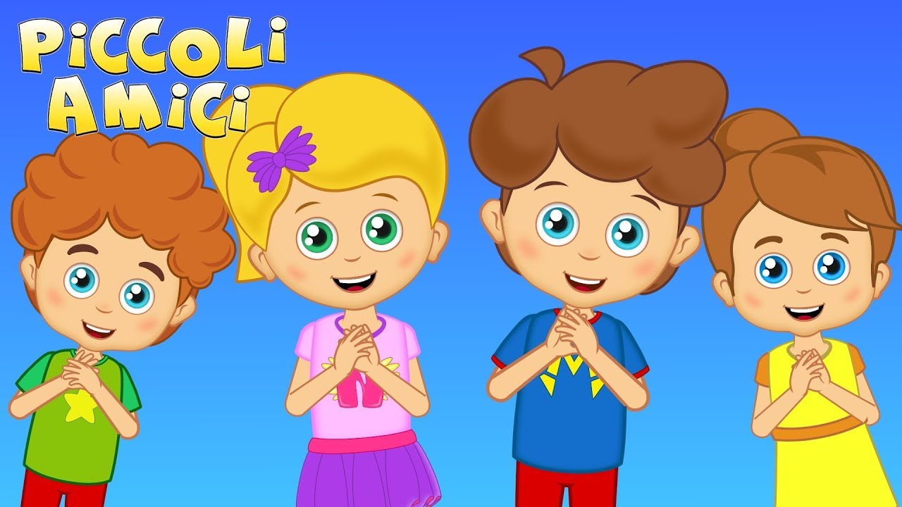 Applausi canzone | Canzoni per Bambini con Piccoli Amici