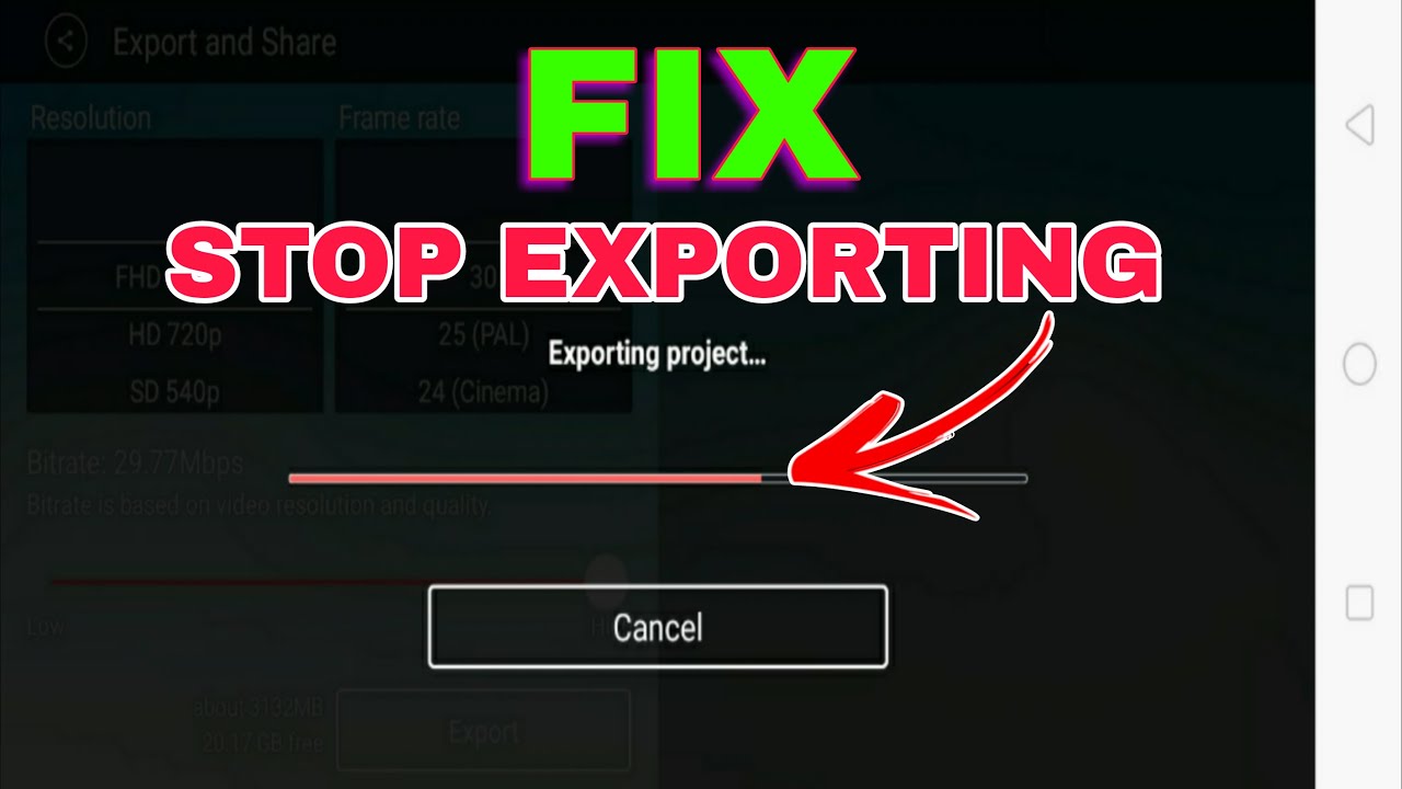 HOW TO FIX KINEMASTER STOP EXPORTING PROJECT? EXPORT STUCK PROBLEM FIXED | ALL DEVICES