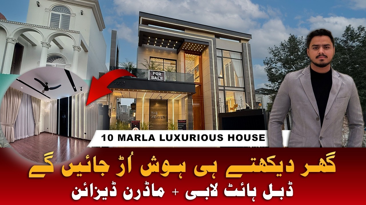 A stunning 10 Marla brand new house is now open for sale in Bahria Town Lahore