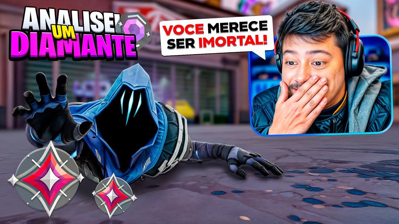 ANALISEI UM DIAMANTE COM A MIRA DE IMORTAL!!