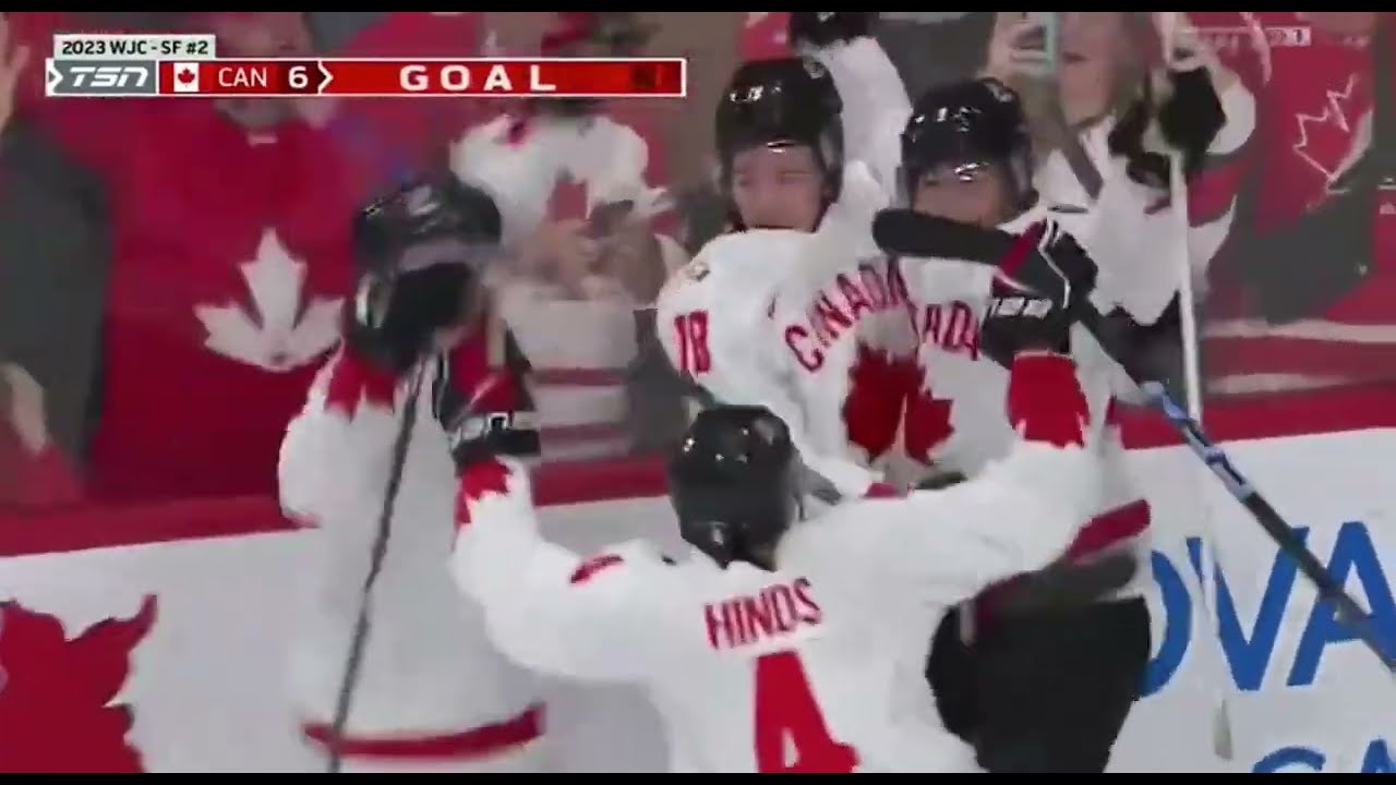 Joshua Roy sends Team Canada to the gold medal game