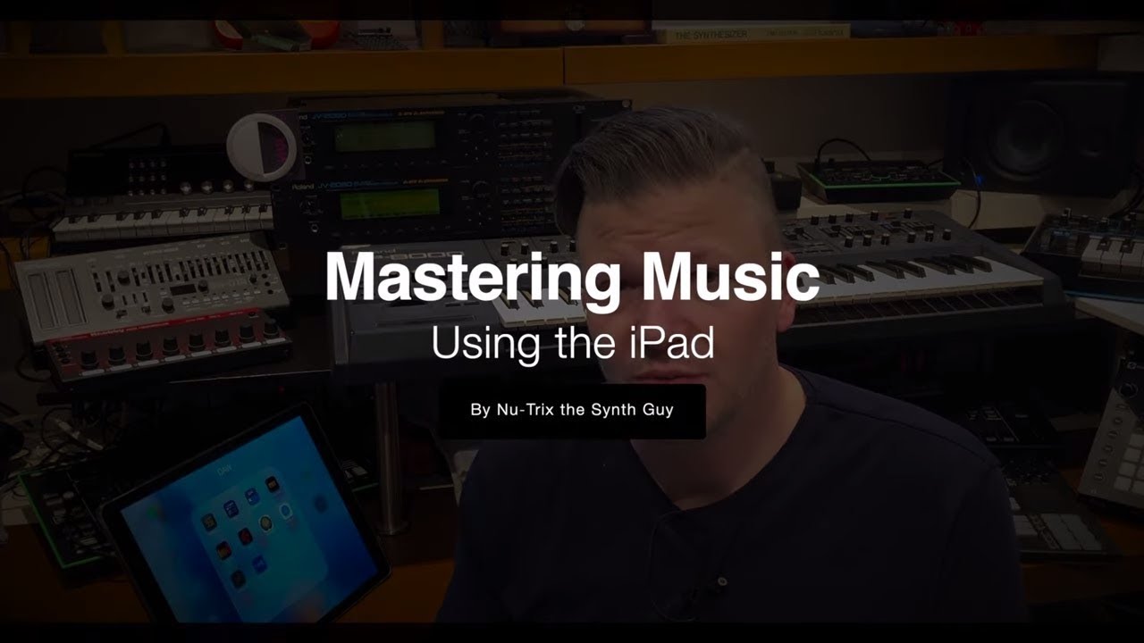 Mastering music on iPad- testing 4 iApps solutions
