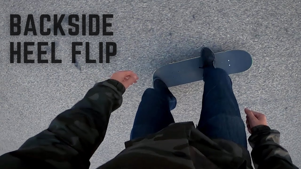 How To Backside 180 Heelflip (skateboarding trick tips)