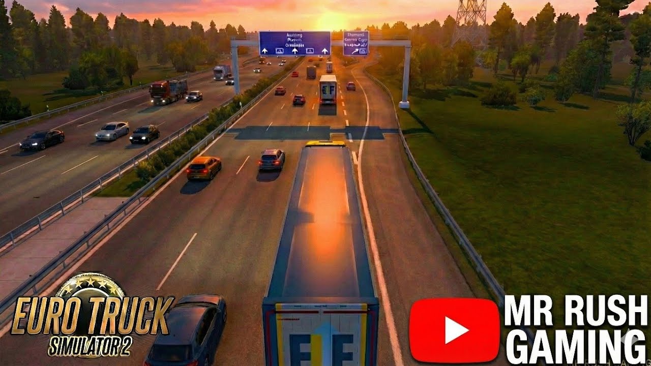 The Sunset You Need to See In ETS2 - Drive 390+ KM To Deliver The Container ​