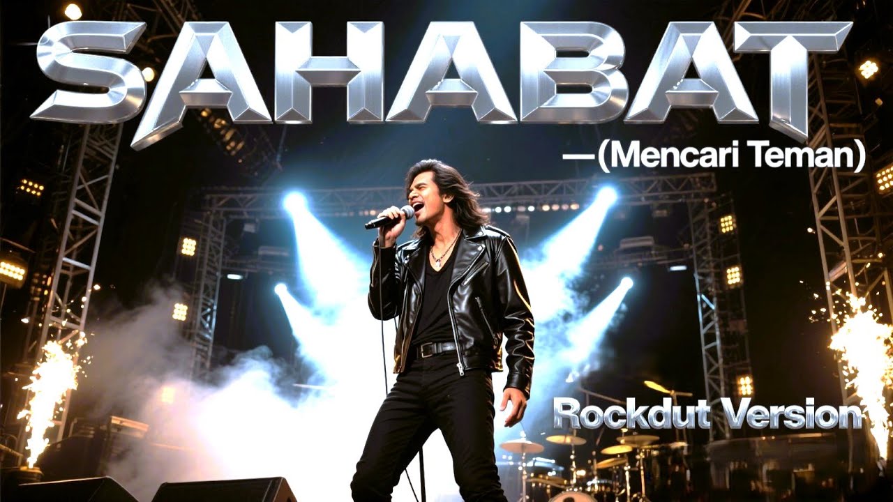 SAHABAT (Mencari Teman) - Rhoma Irama | Rockdut Version | Versi Rock Dangdut Keren & Enerjik!