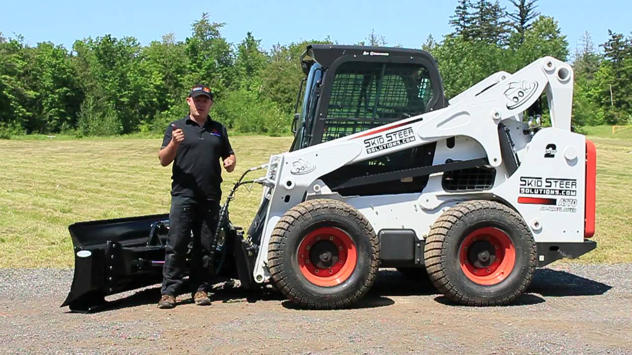6-Way Dozer Blade Attachment for Skid Steer Loaders