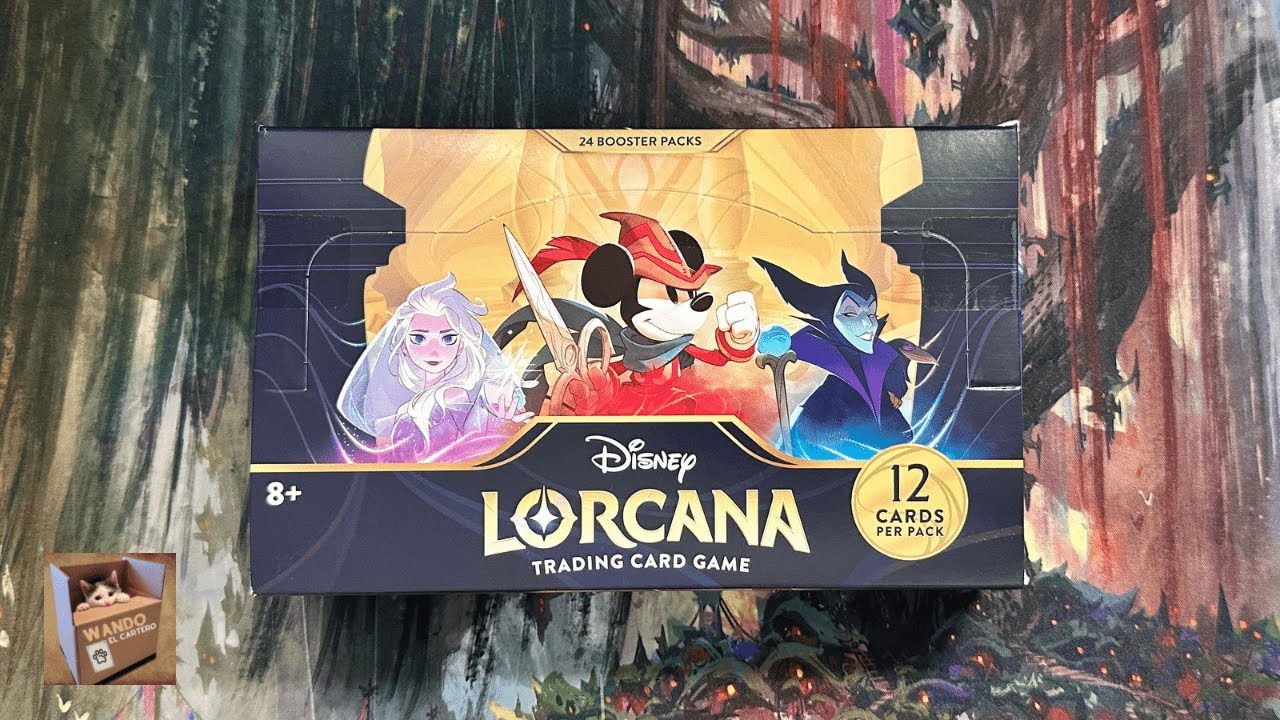 Disney Lorcana The First Chapter 1er aniversario, apertura (unboxing) de caja de sobres.
