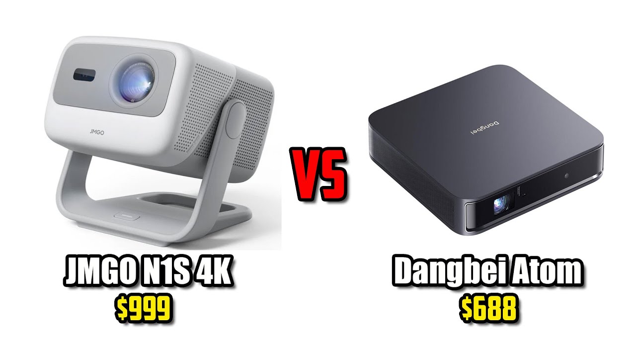 JMGO N1S 4K vs Dangbei Atom - In-Depth Comparison - Should You Buy 4K Projector Over 1080P?