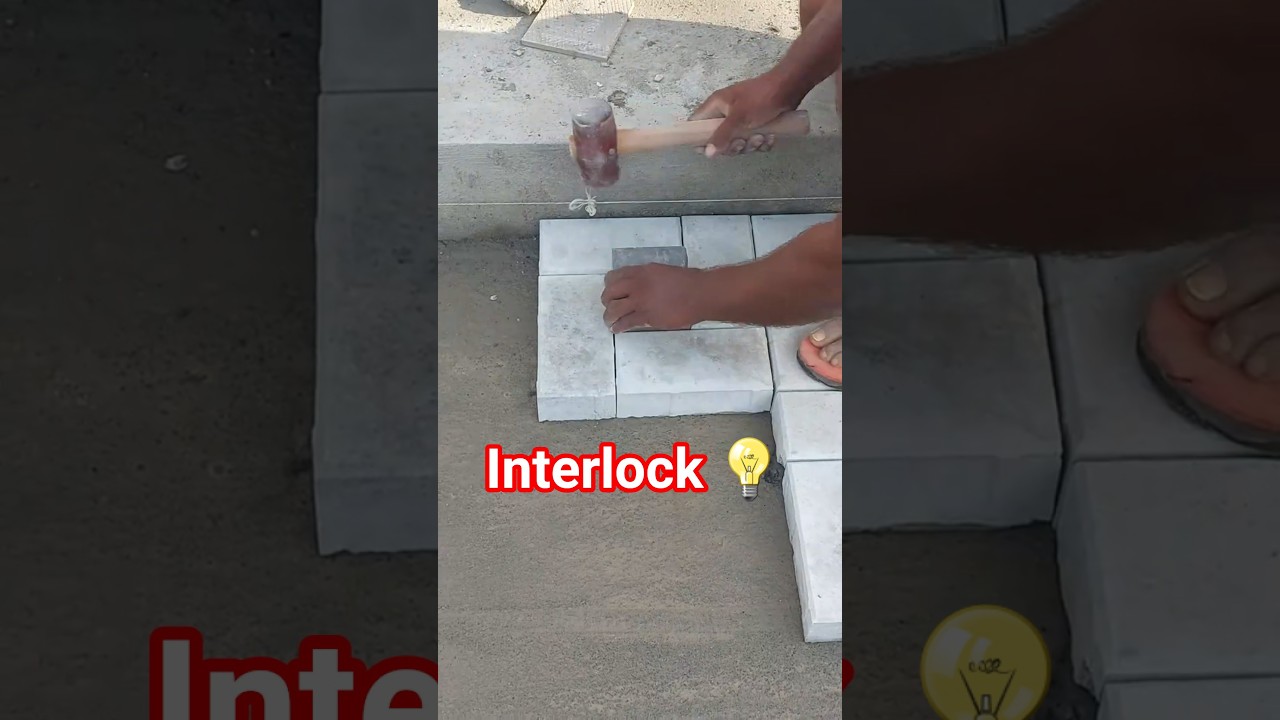 Skilled interlock paving work #ipaving