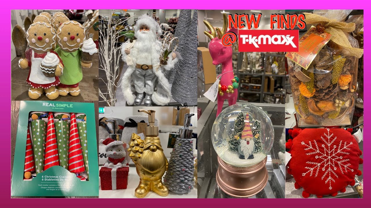 TK MAXX GERMANY CHRISTMAS DECOR NEW FINDS // SHOP WITH ME //