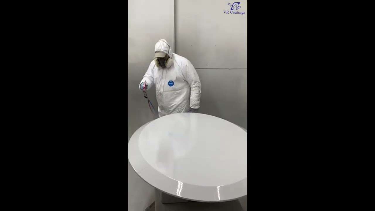 Wood Finishing PU Coating using Mini Tiger