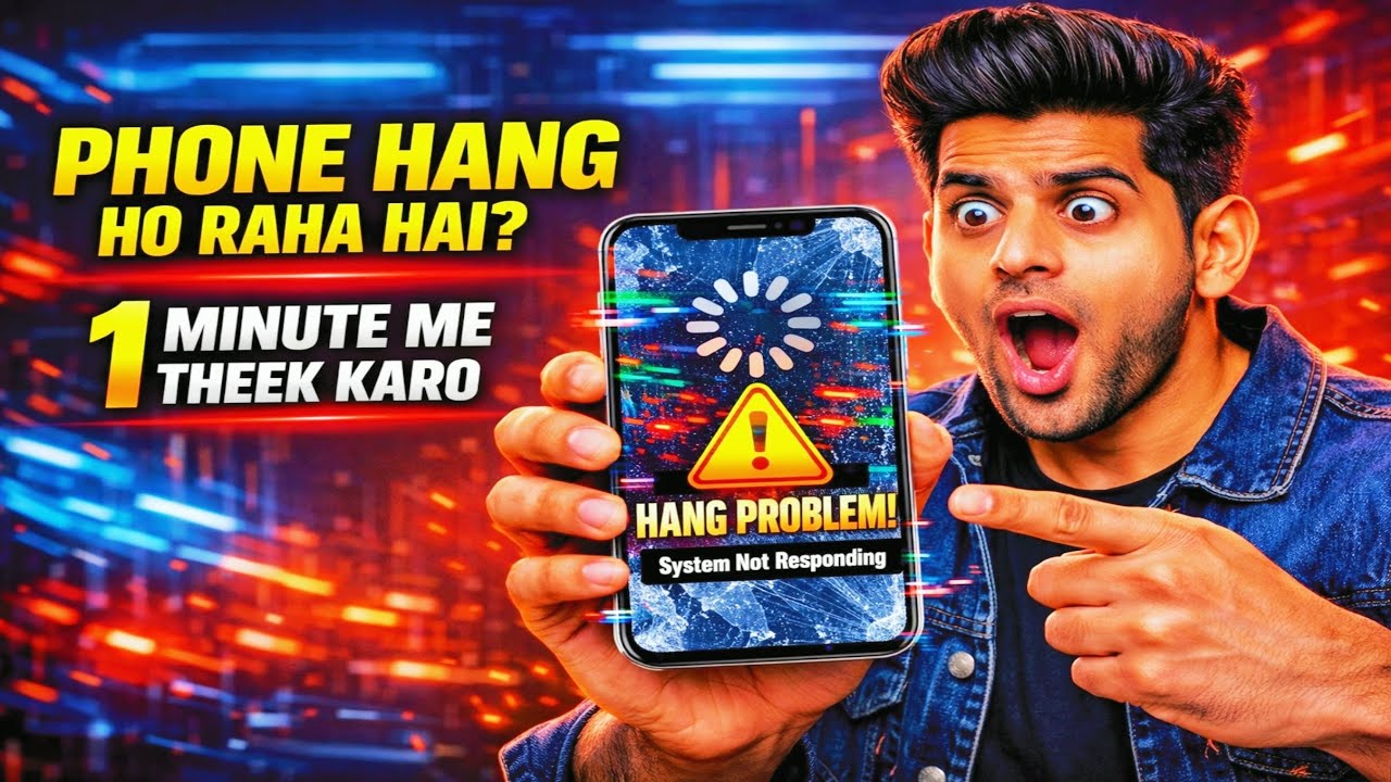 Phone Hang / Slow Ho Raha Hai? 2 Minute Me Mobile Fast + Lag Fix 100% | Android Tips 2026