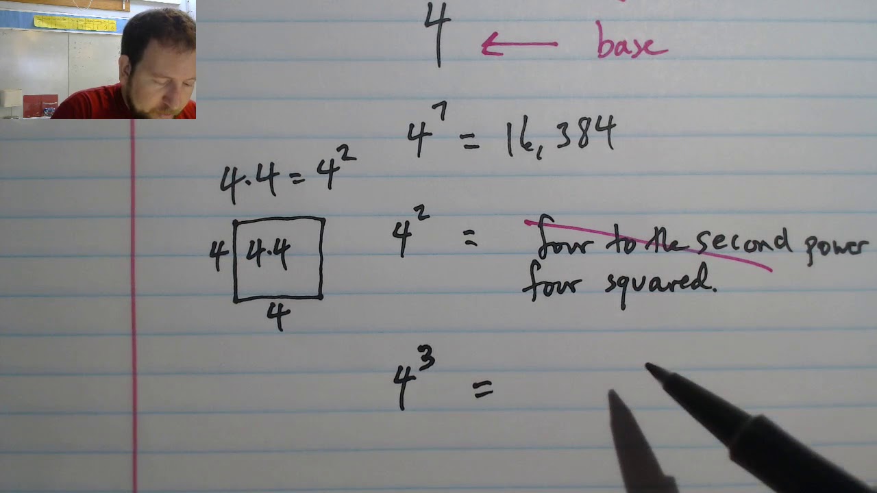 1.7. Whole Number Exponents