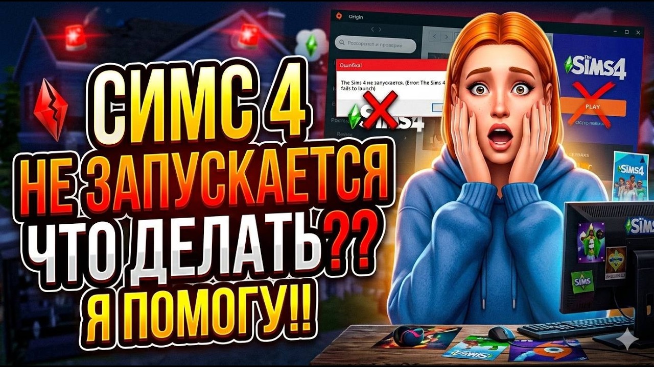 ИГРА THE SIMS 4 НЕ ЗАПУСКАЕТСЯ ЧТО ДЕЛАТЬ??? Я ПОМОГУ!!!!! БЕЗ ВОДЫ И ПРОЧЕГО МУСОРА)))