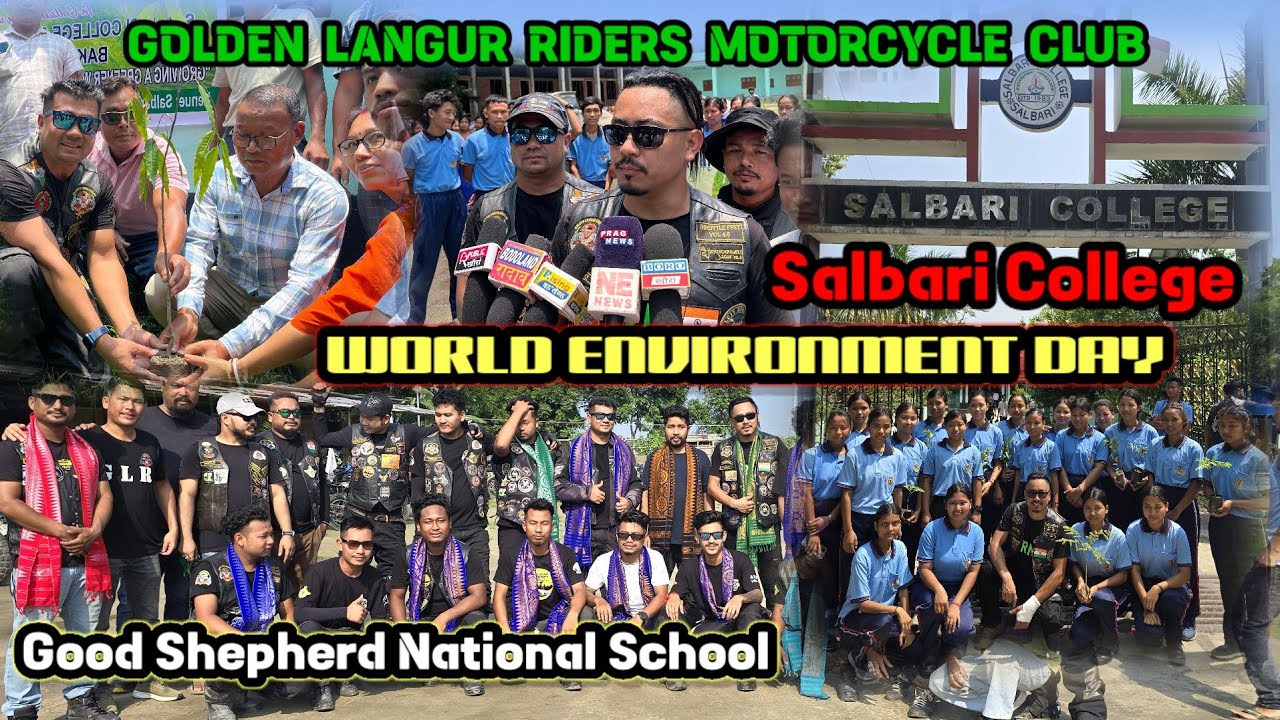 WORLD ENVIRONMENT DAY 🌳🏡🌎 GLRMC collaboration with Salbari College #baksa