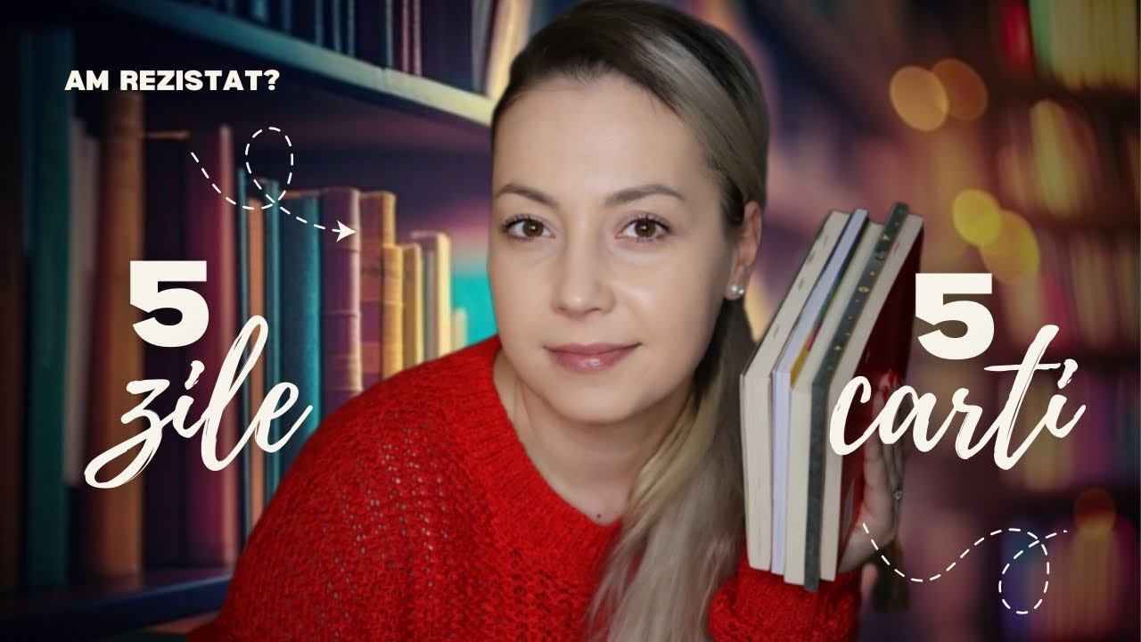 Am citit 5 carti scurte in 5 zile | Jurnal de lectura & maraton de citit