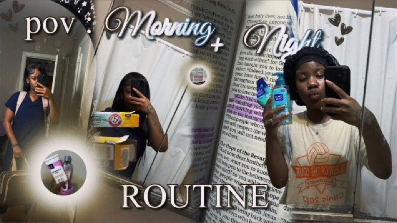 Morning & Night Routine ‧₊˚ | self care, hygiene, winding down