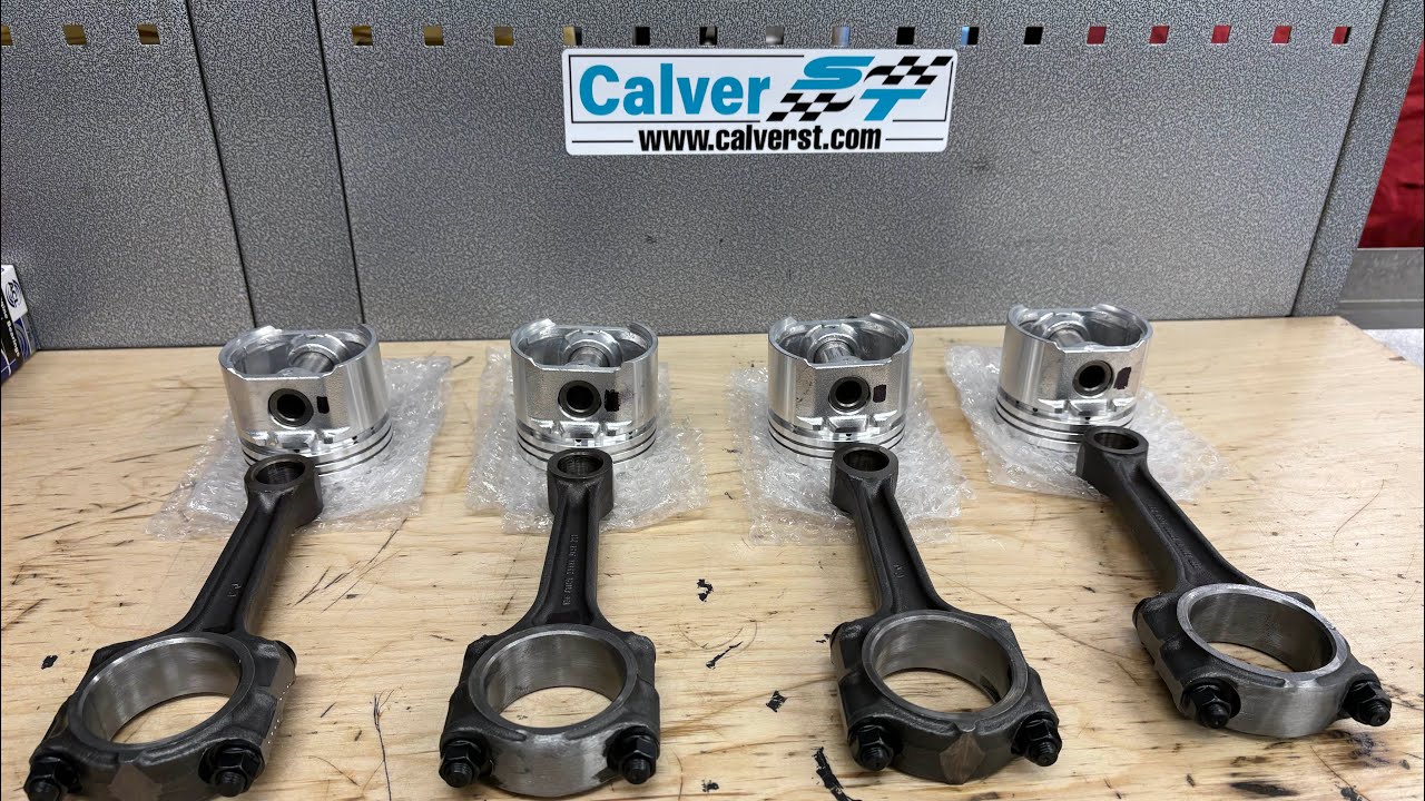 Classic Mini 1360 Engine / Short Motor Build pt2  - Fitting Pistons to Con-rods