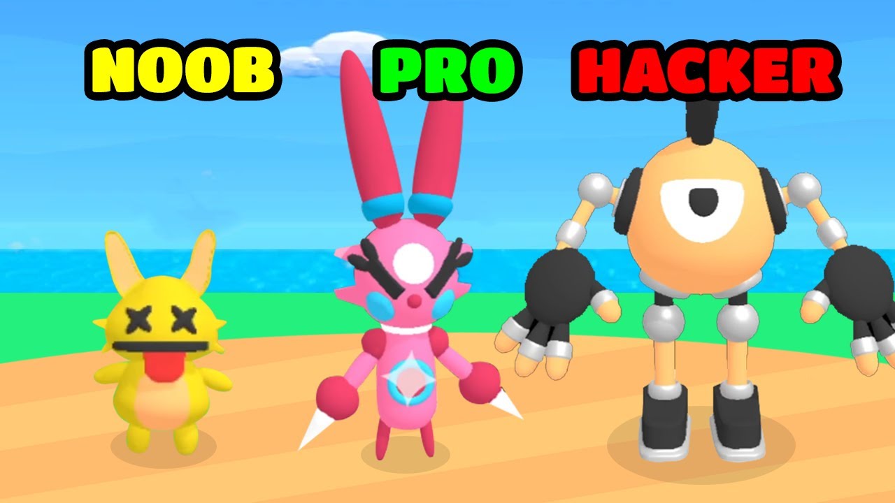 Monster Box Gameplay - NOOB vs PRO vs HACKER (iOS/Android)