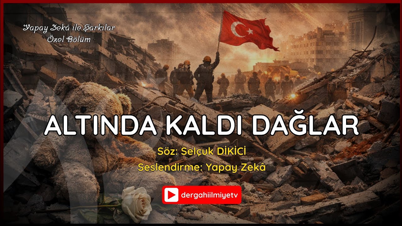 Yapay Zekâ ile Şarkılar 6 Şubat Özel Bölüm - Altında Kaldı Dağlar (Söz: Selçuk DİKİCİ) #selçukdikici