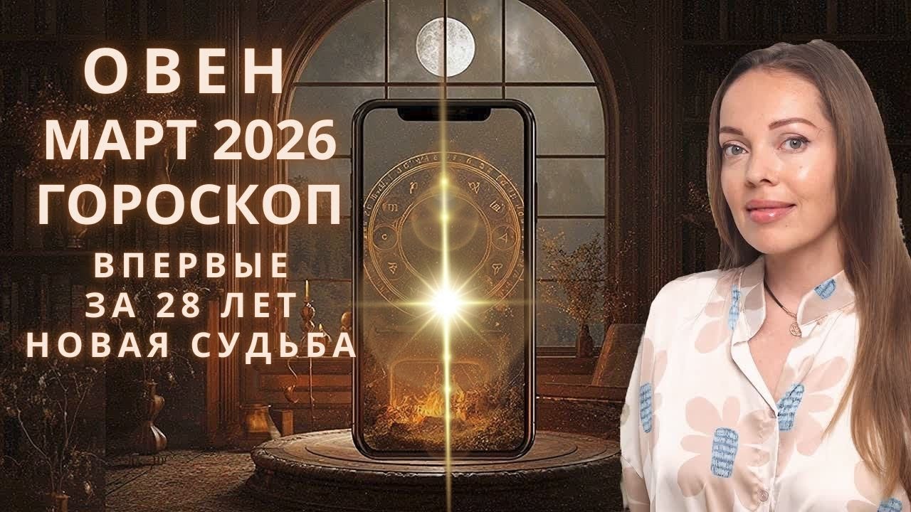 Овен - гороскоп на март 2026 года. Впервые за 28 лет. Новая Судьба