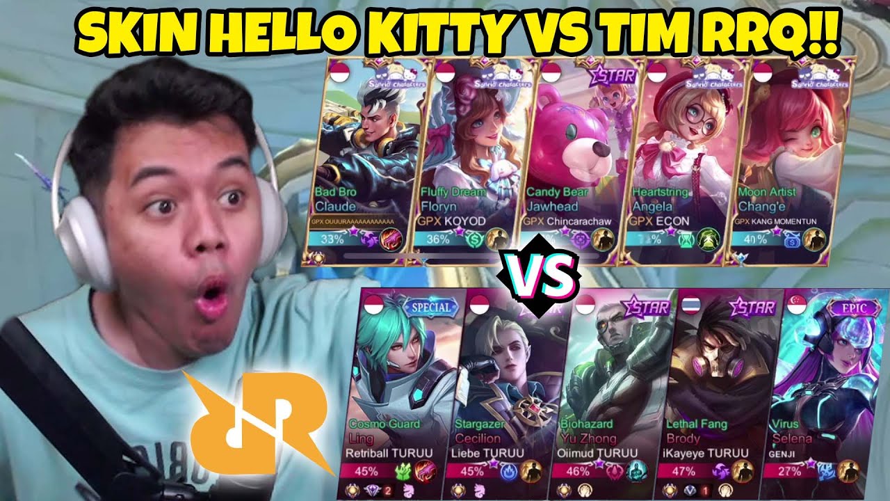 Di Saat 5 SKIN HELO KITY BERSATU MALAH KETEMU RRQ!! HADEH KENAPA HARUS MEREKA😭