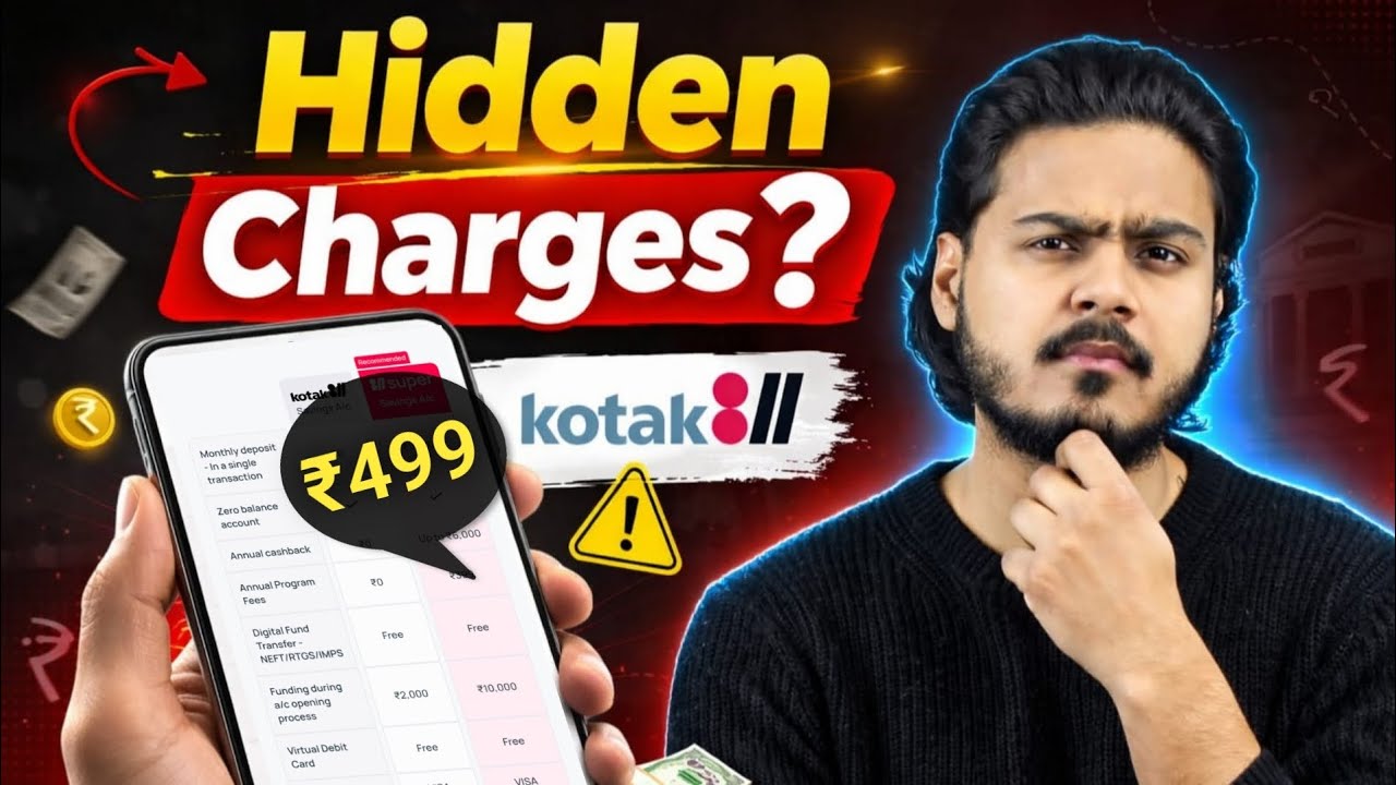 Kotak 811 Account All Charges Explained | Debit Card, SMS, ATM Fees
