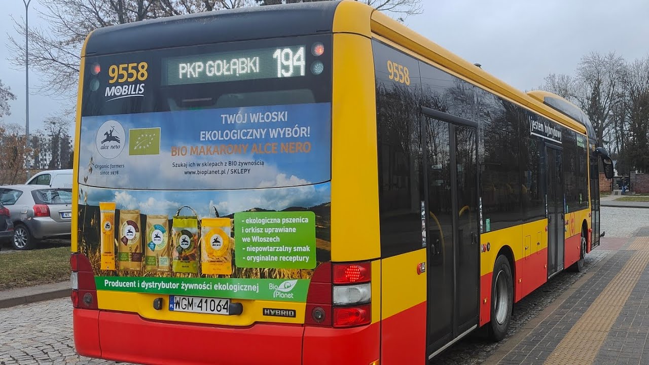 Linia 194 - MAN Lion's City Hybrid #9558 ( Mobilis )