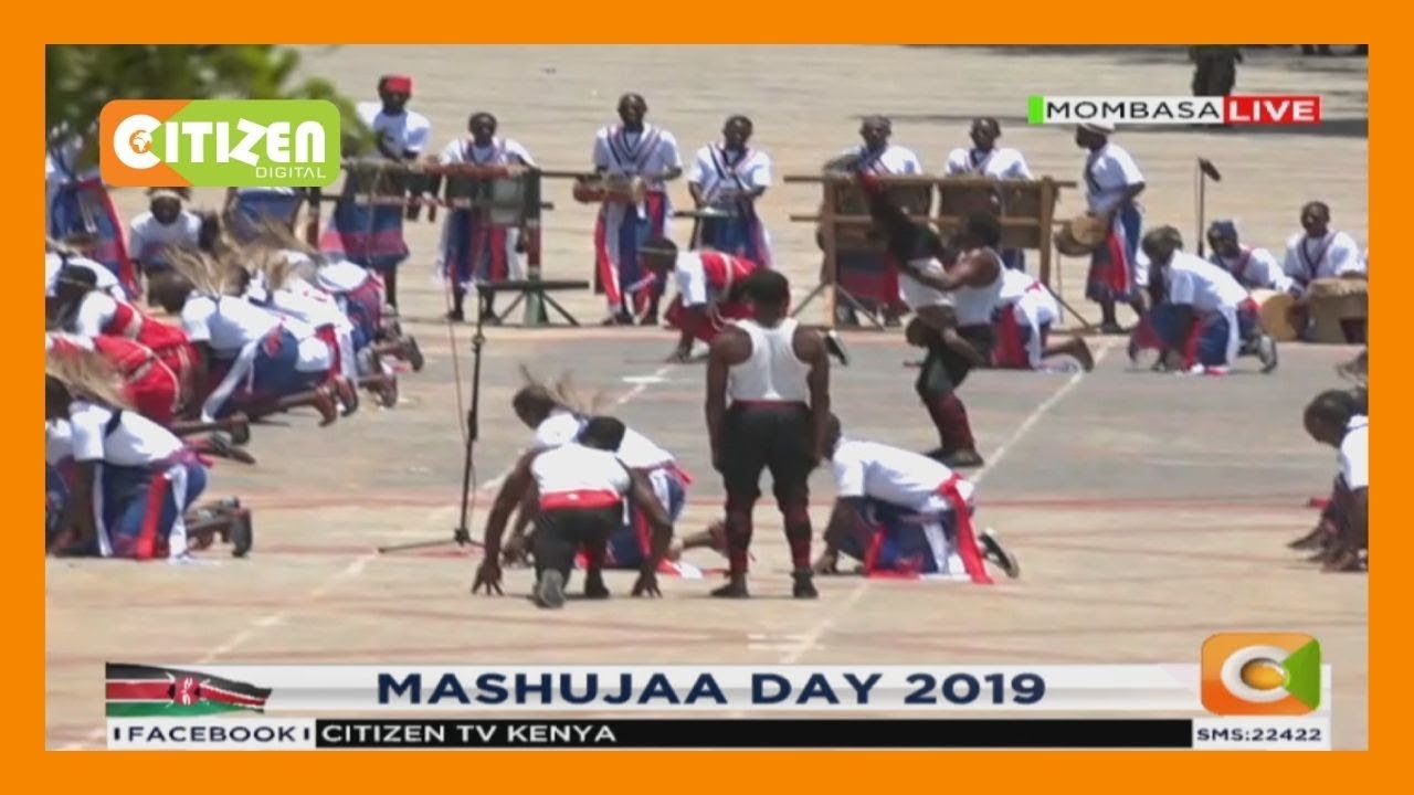 Taveta traditional dancers entertain guests at Mama Ngina Waterfront Mombasa