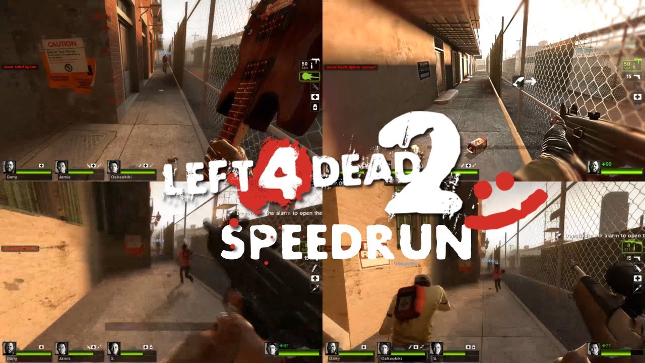 Left 4 Dead 2 All Campaigns 4-player coop Speedrun in 3:12:59 (no loads)