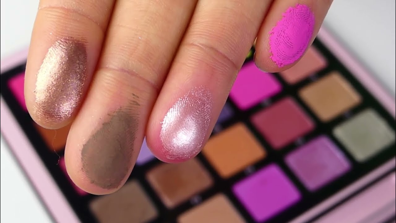ABH NORVINA COLLECTION PRO PIGMENT VOLUME 4 PALETTE SWATCHES