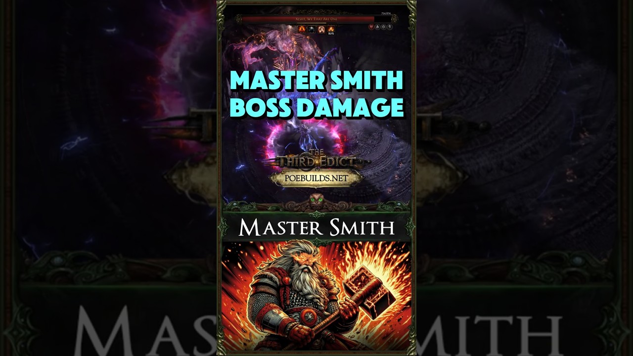 [0.3] PoE 2 TANKY BUILD - MASTER SMITH BOSS DAMAGE  - THE THIRD EDICT #poebuilds #poe2