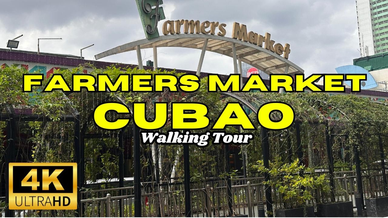 (4K) Fresh Seafood & Local Finds in Cubao | Dampa Farmers Market Cubao Walking Tour